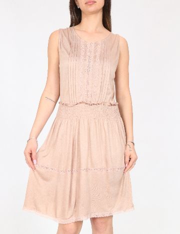 Rochie scurta Zara, roz pudra