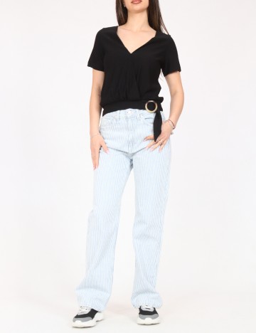 Top Bershka, negru