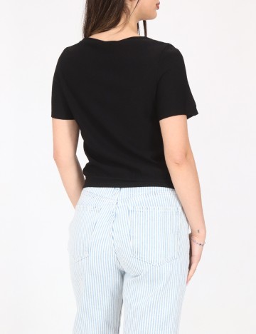 Top Bershka, negru