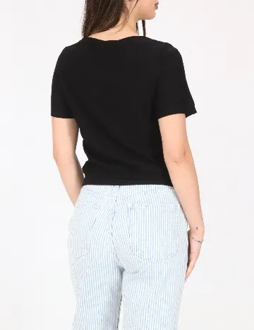 Top Bershka, negru