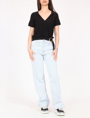 Top Bershka, negru