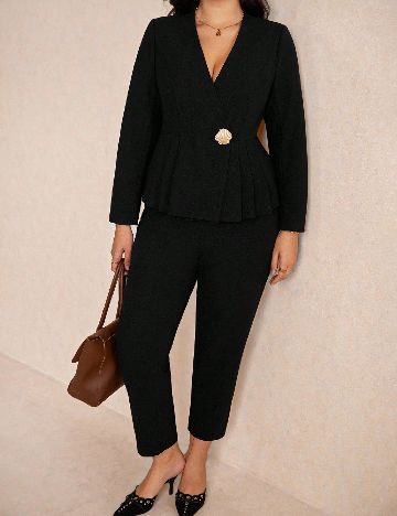 Compleu SHEIN CURVE, negru