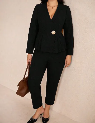 Compleu SHEIN CURVE, negru