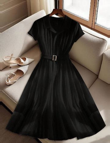 Rochie medie SHEIN CURVE, negru