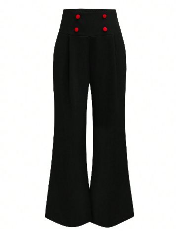 Pantaloni SHEIN CURVE, negru