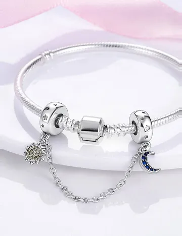 Charm SHEIN, argintiu