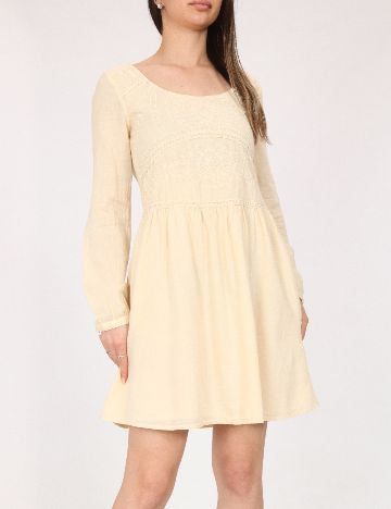 Rochie scurta Zara, crem
