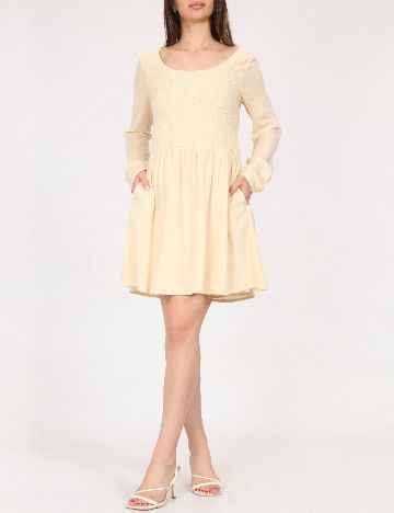 Rochie scurta Zara, crem