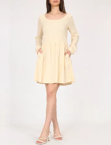 Rochie scurta Zara, crem