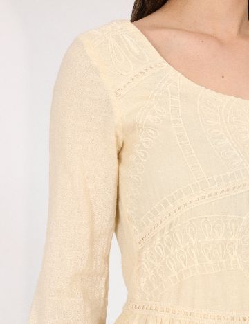 Rochie scurta Zara, crem