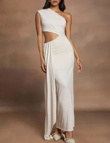 Rochie lunga SHEIN, ecru