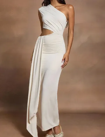 Rochie lunga SHEIN, ecru