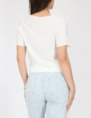 Top Bershka, alb