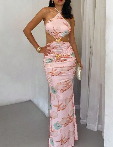 Rochie lunga SHEIN, roz