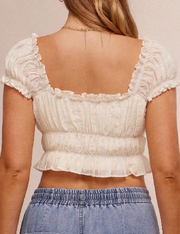 Top SHEIN, crem