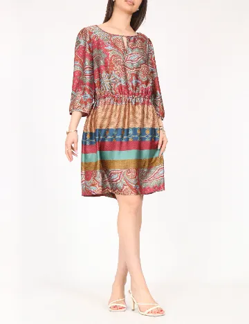 Rochie scurta Zara, mix culori