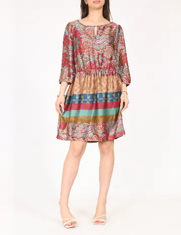 Rochie scurta Zara, mix culori