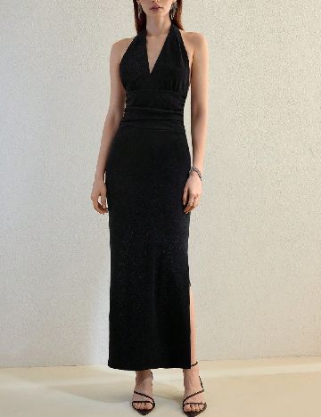 Rochie lunga MOTF, negru