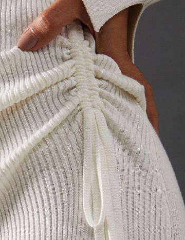 Rochie medie WAREHOUSE, alb