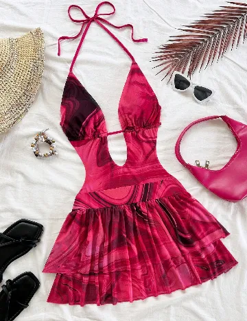 Rochie scurta SHEIN, roz