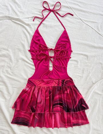 Rochie scurta SHEIN, roz
