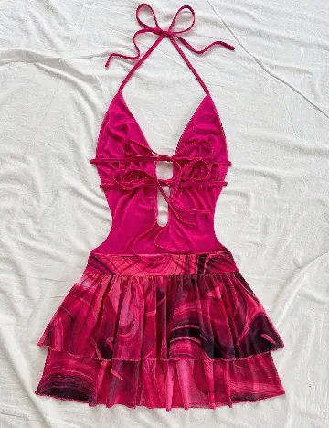 Rochie scurta SHEIN, roz