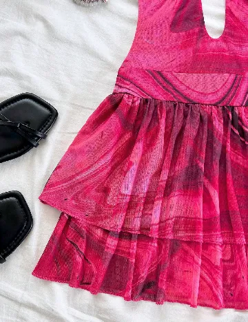 Rochie scurta SHEIN, roz