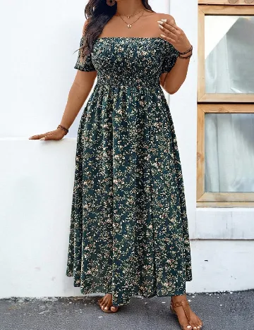 Rochie lunga SHEIN CURVE, albastru