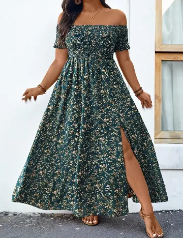 Rochie lunga SHEIN CURVE, albastru