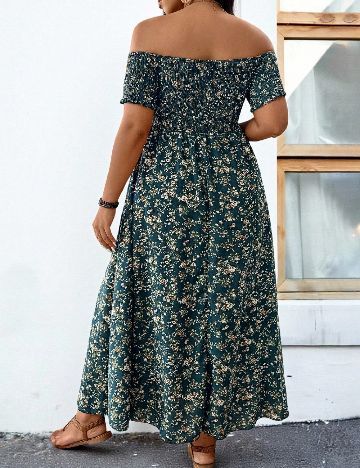 Rochie lunga SHEIN CURVE, albastru