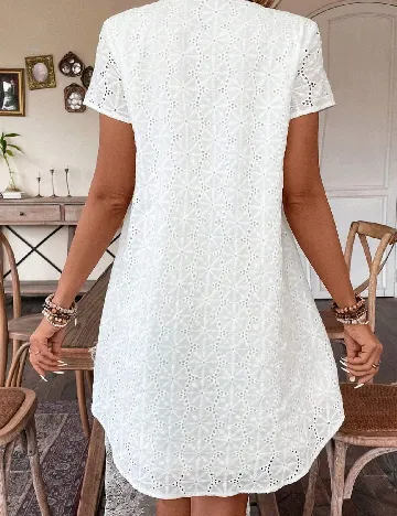 Rochie scurta SHEIN, alb
