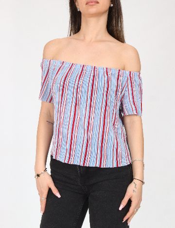 Tricou Bershka, bleu