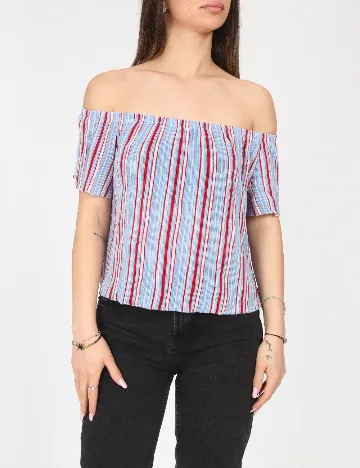 Tricou Bershka, bleu