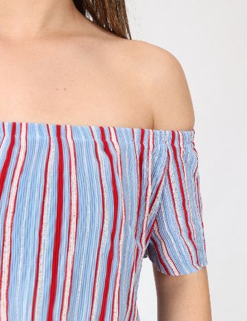 Tricou Bershka, bleu