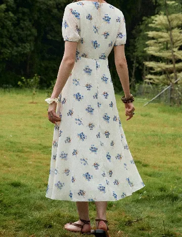 Rochie medie SHEIN, crem