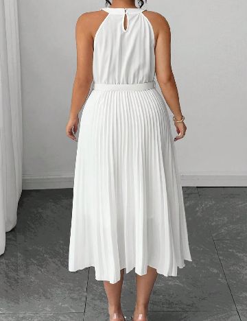 Rochie medie SHEIN CURVE, alb