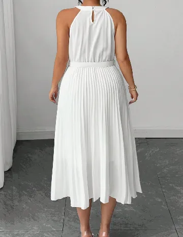Rochie medie SHEIN CURVE, alb