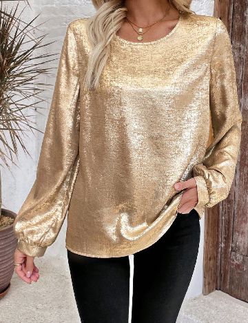 Bluza SHEIN, auriu