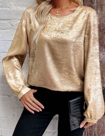 Bluza SHEIN, auriu