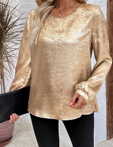 Bluza SHEIN, auriu