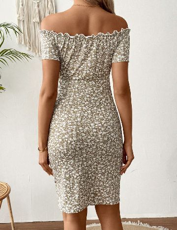 Rochie scurta SHEIN Maternity, floral print
