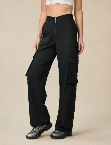Pantaloni SHEIN, negru