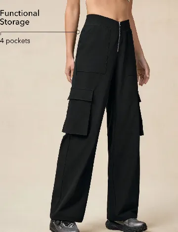Pantaloni SHEIN, negru