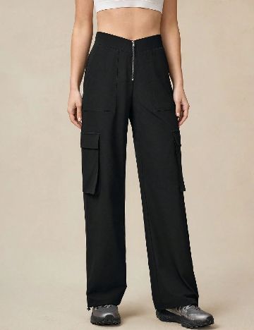 Pantaloni SHEIN, negru
