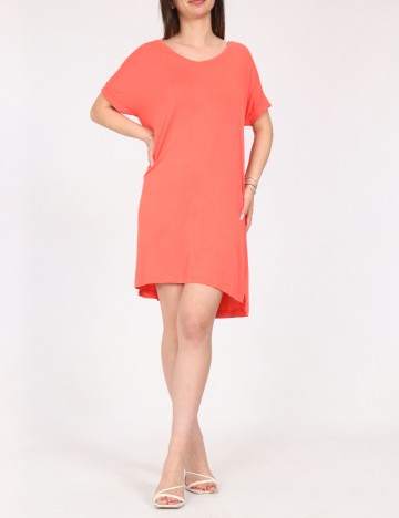 Rochie scurta Pull&Bear, corai