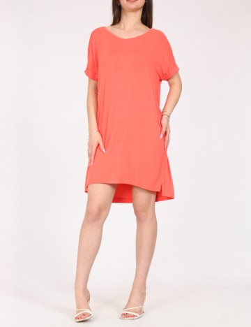 Rochie scurta Pull&Bear, corai