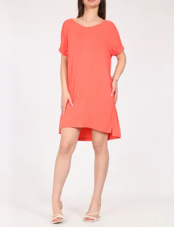 Rochie scurta Pull&Bear, corai