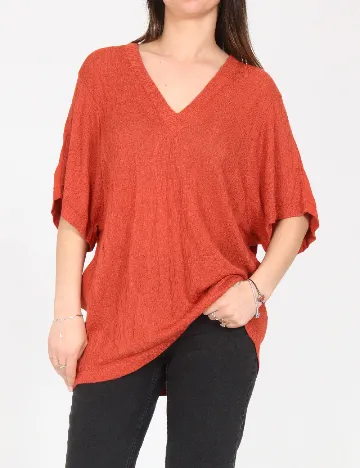 Bluza Zara, caramiziu
