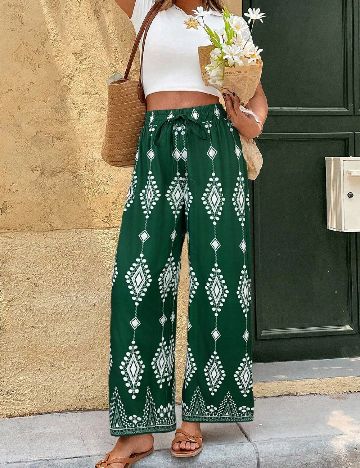Pantaloni SHEIN, verde