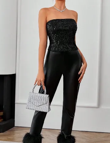 Top SHEIN, negru